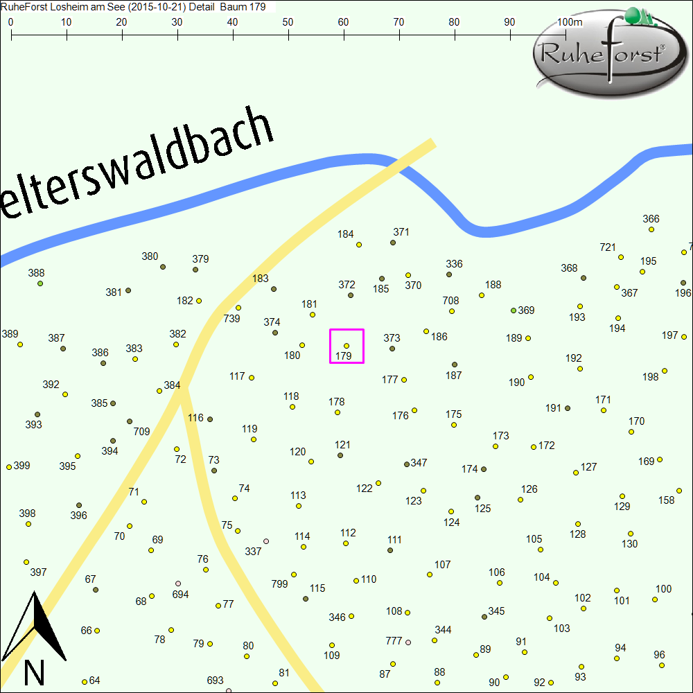 Detailkarte zu Baum 179