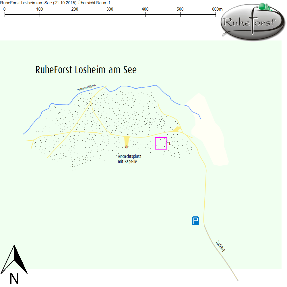 Übersichtskarte zu Baum 1