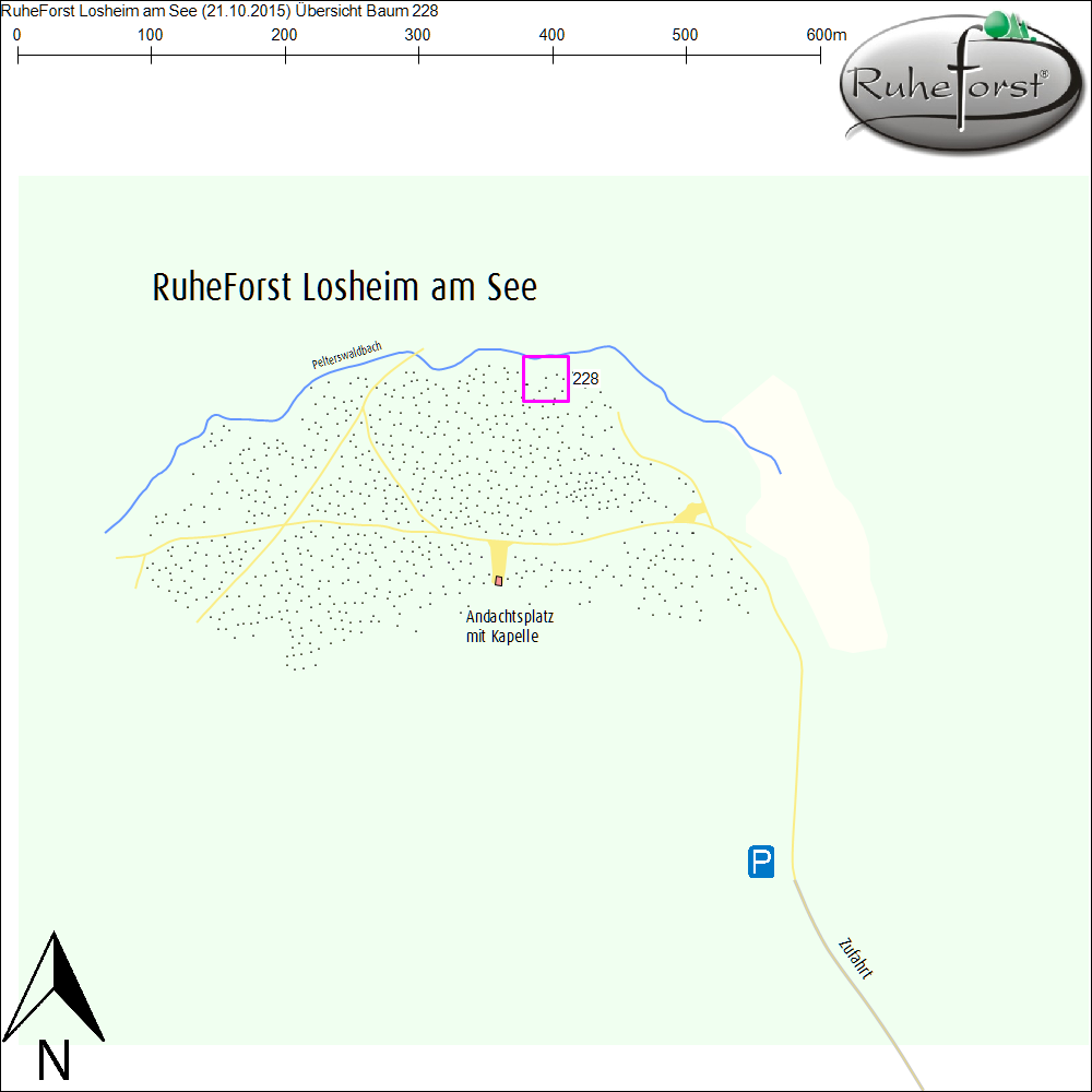 Übersichtskarte zu Baum 228