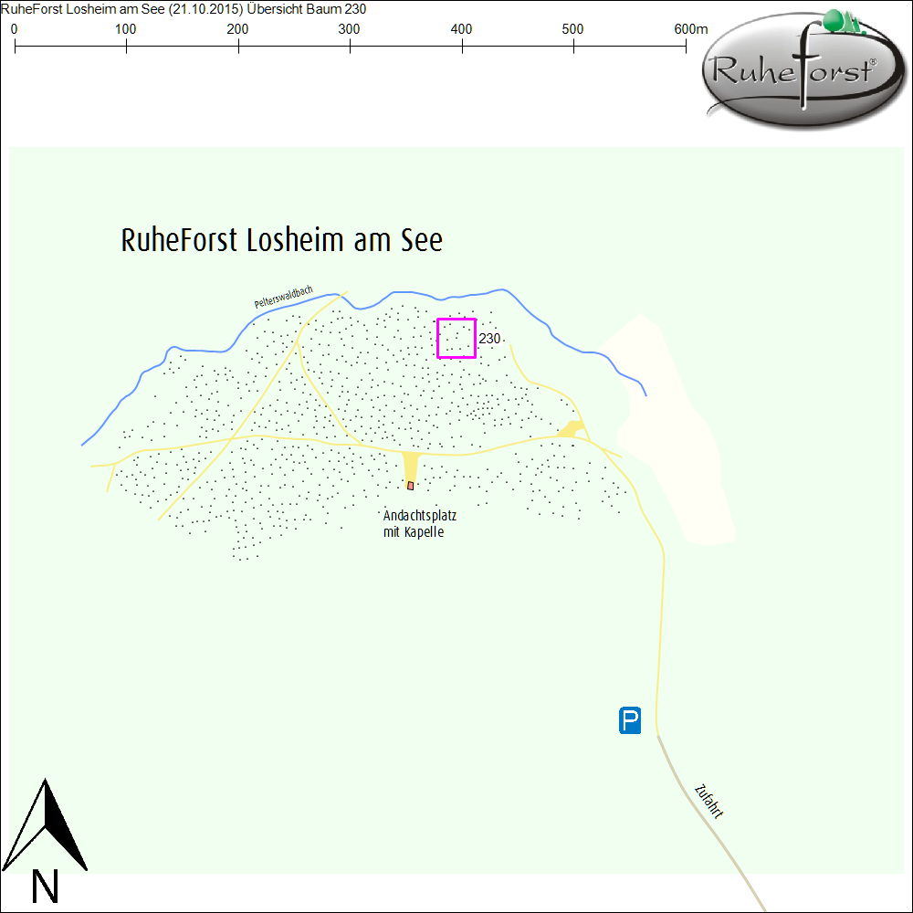 Übersichtskarte zu Baum 230