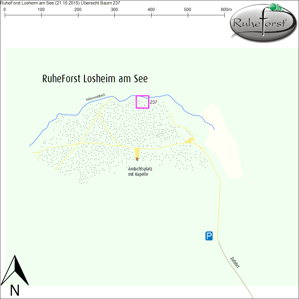 Übersichtskarte zu Baum 237