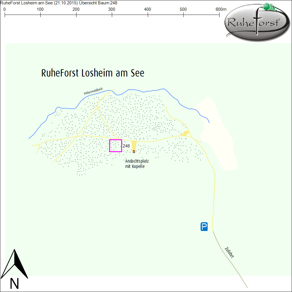 Übersichtskarte zu Baum 248