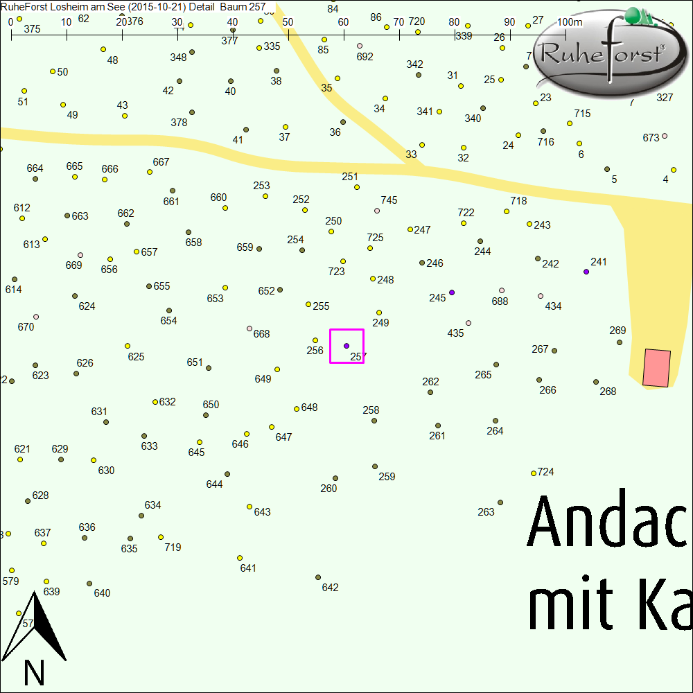 Detailkarte zu Baum 257