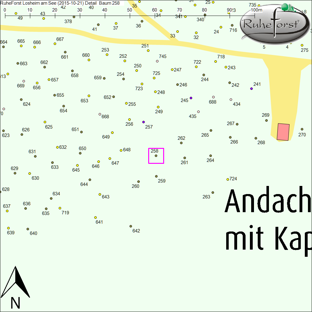 Detailkarte zu Baum 258