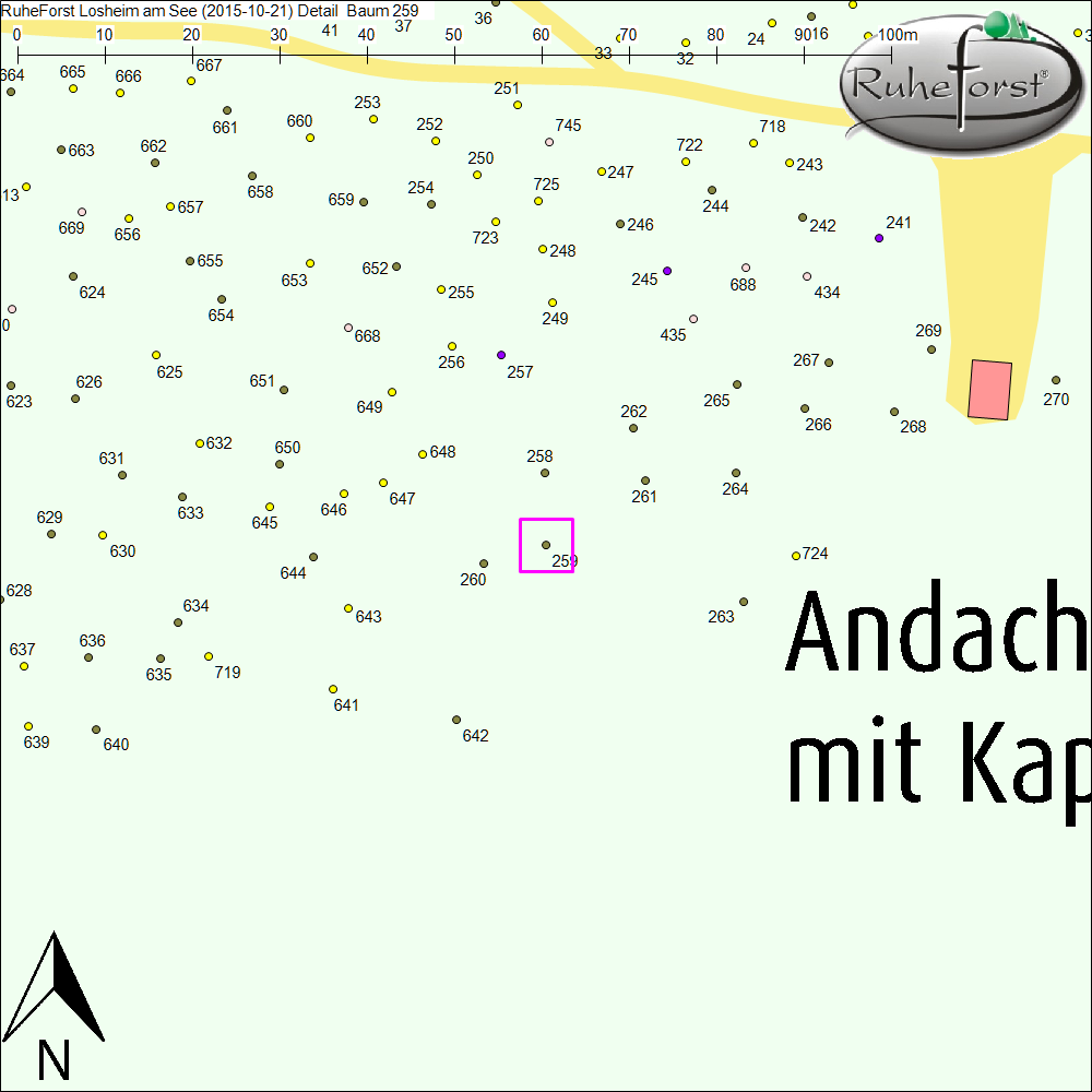 Detailkarte zu Baum 259