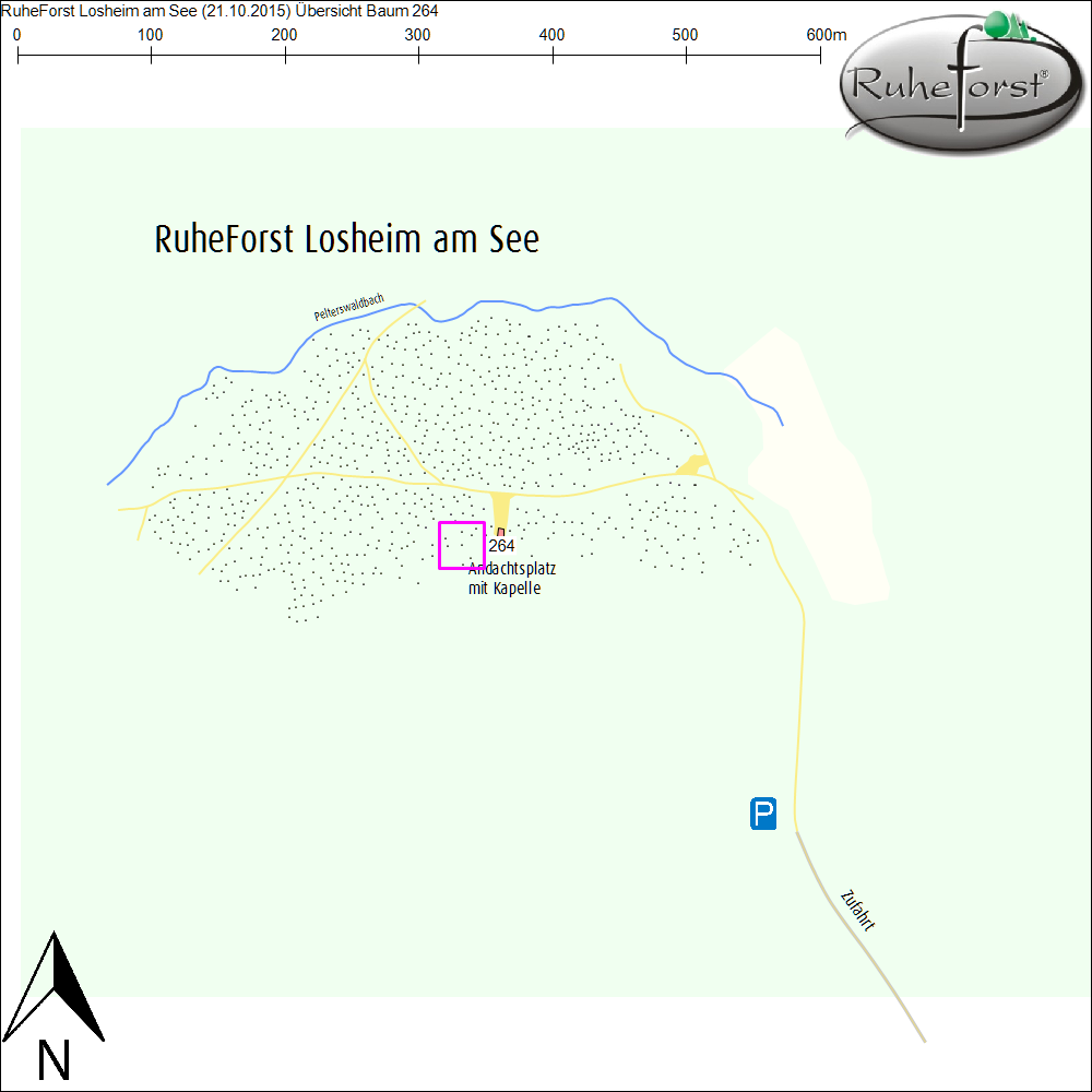 Übersichtskarte zu Baum 264
