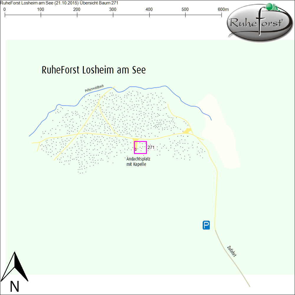 Übersichtskarte zu Baum 271