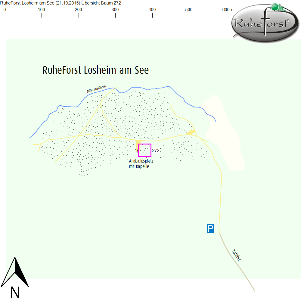 Übersichtskarte zu Baum 272