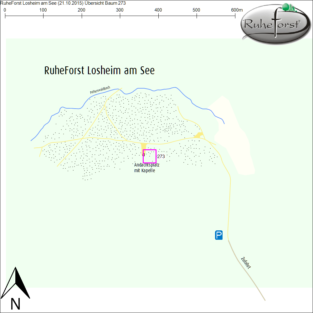 Übersichtskarte zu Baum 273