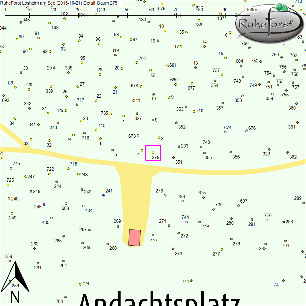 Detailkarte zu Baum 275
