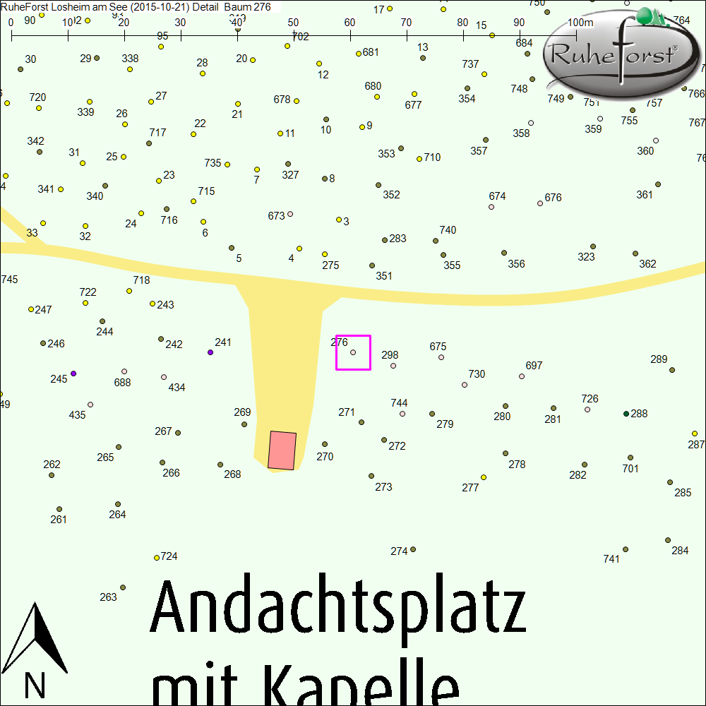 Detailkarte zu Baum 276