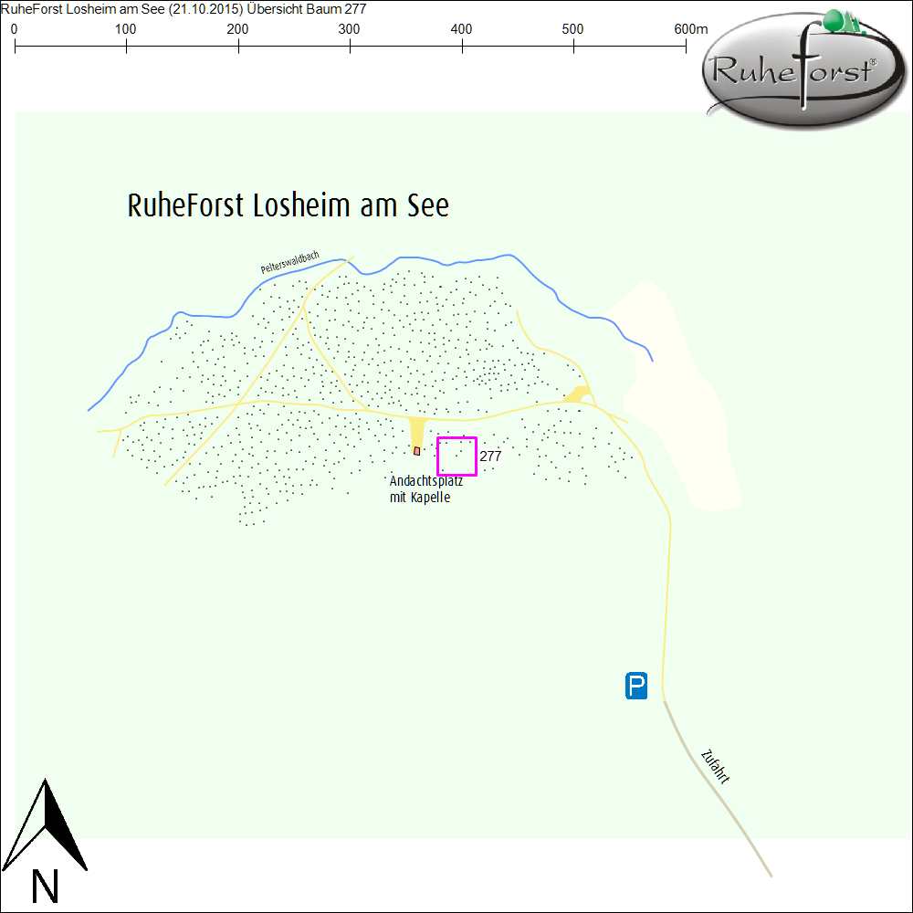 Übersichtskarte zu Baum 277