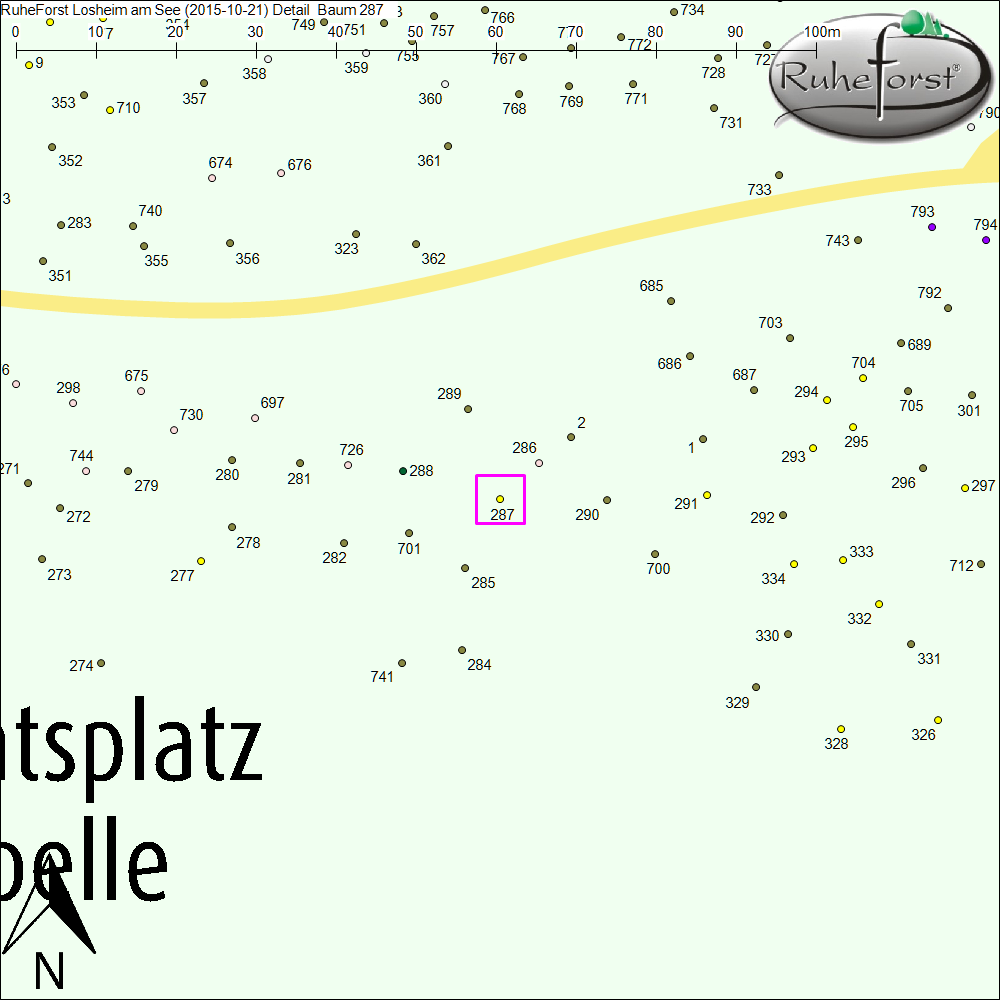 Detailkarte zu Baum 287