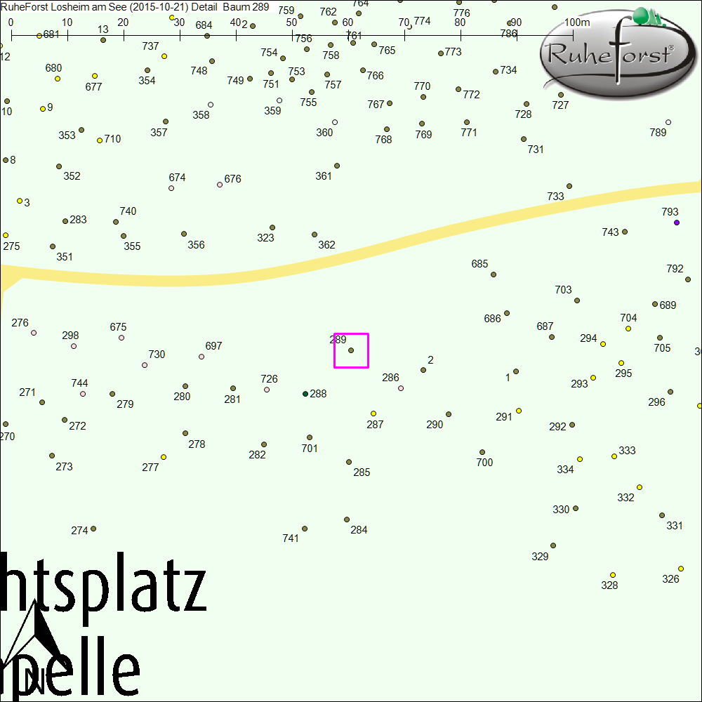 Detailkarte zu Baum 289
