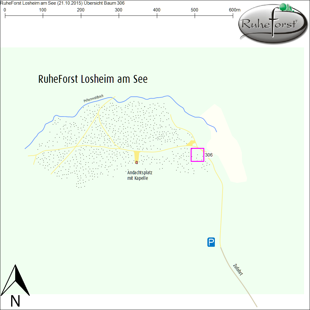 Übersichtskarte zu Baum 306