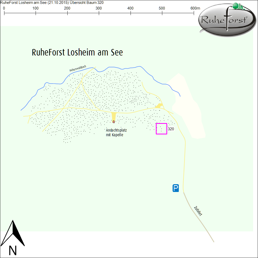 Übersichtskarte zu Baum 320