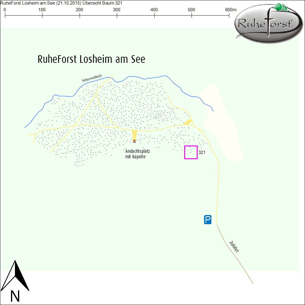 Übersichtskarte zu Baum 321