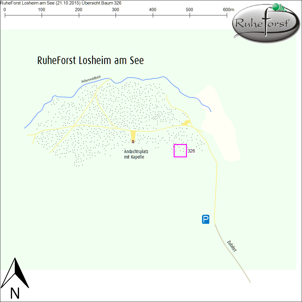 Übersichtskarte zu Baum 326