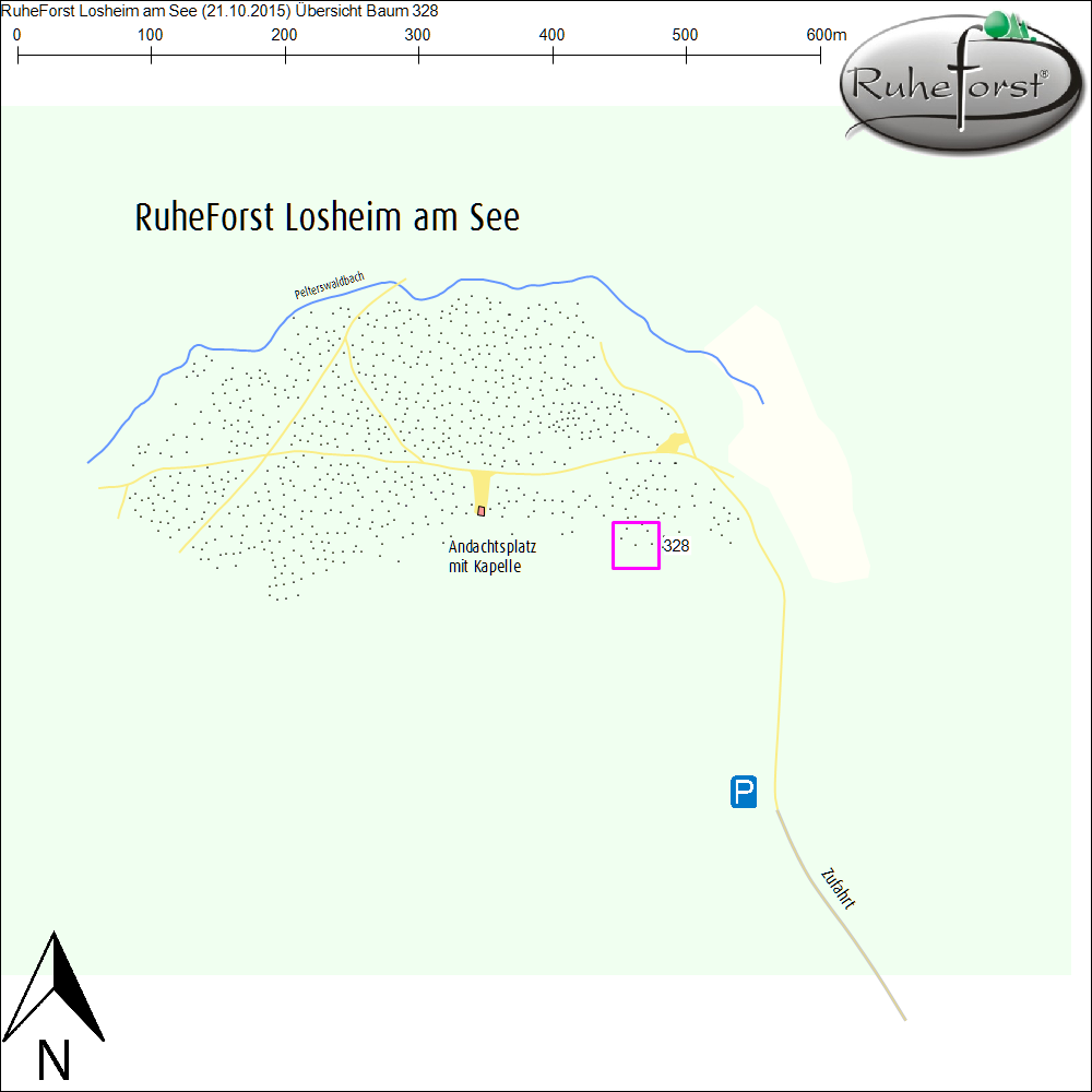 Übersichtskarte zu Baum 328