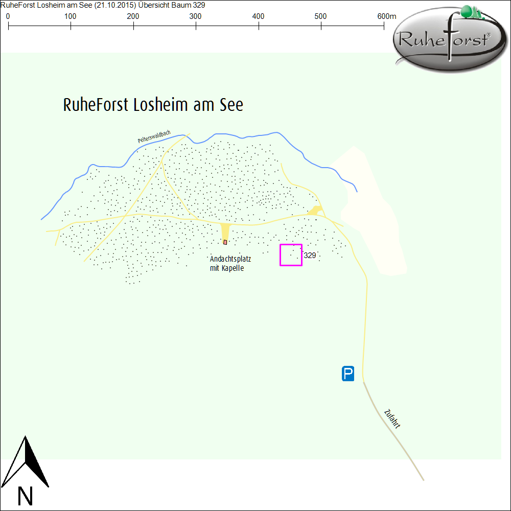 Übersichtskarte zu Baum 329