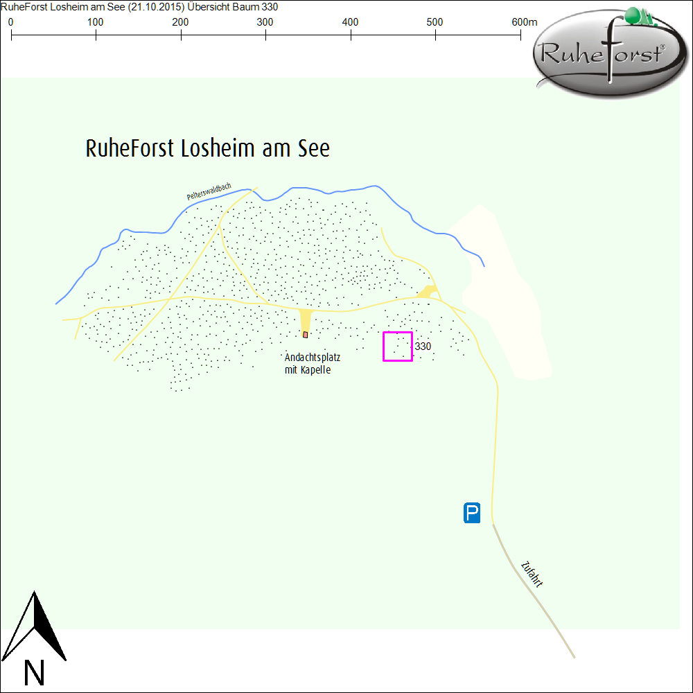 Übersichtskarte zu Baum 330