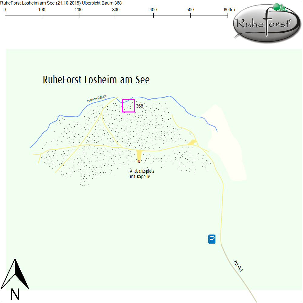Übersichtskarte zu Baum 368