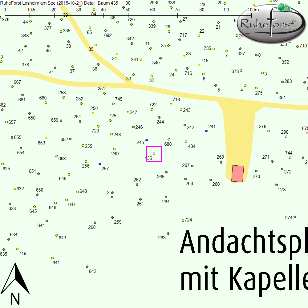 Detailkarte zu Baum 435