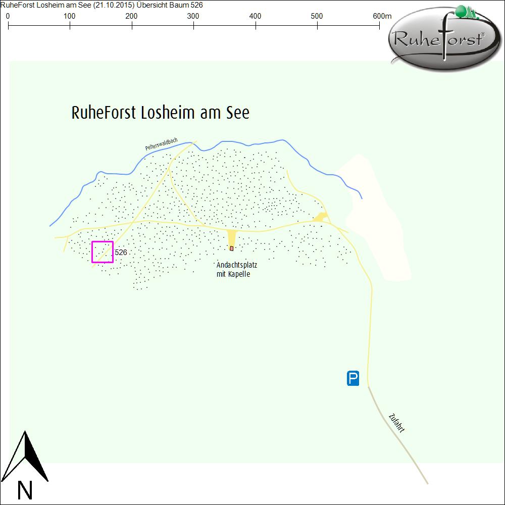 Übersichtskarte zu Baum 526