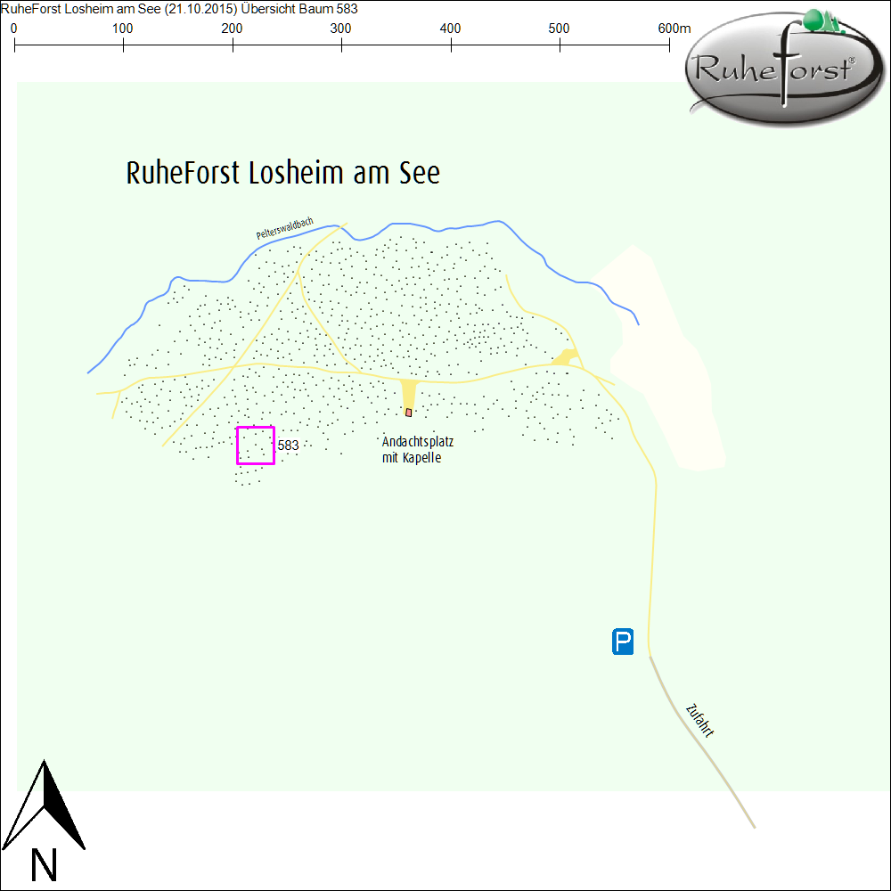 Übersichtskarte zu Baum 583