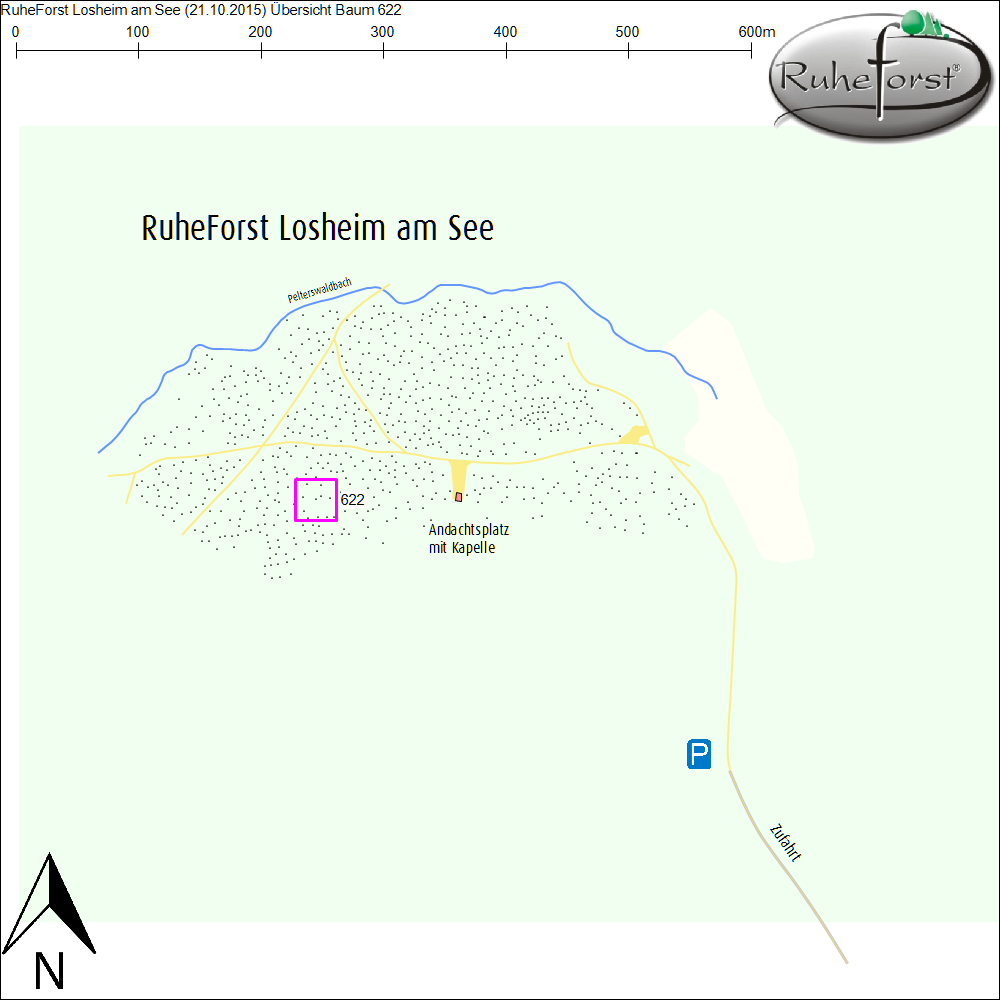 Übersichtskarte zu Baum 622