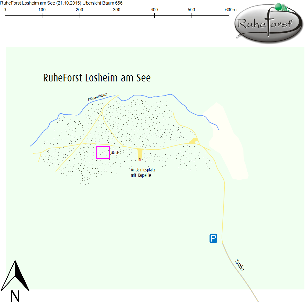 Übersichtskarte zu Baum 656