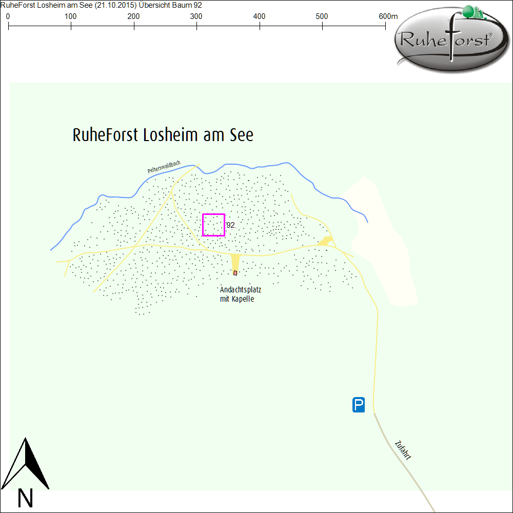 Übersichtskarte zu Baum 92